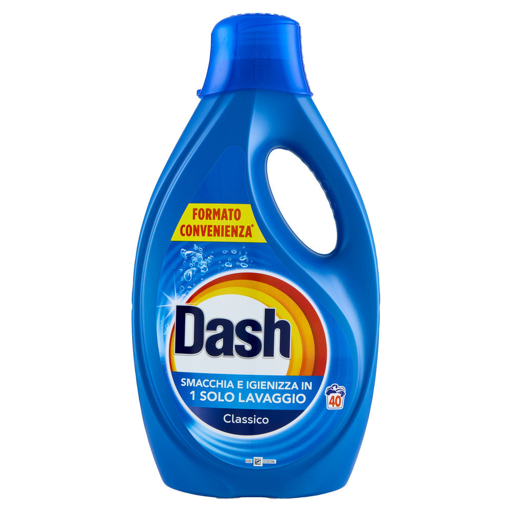 DETERSIVO LAVATRICE LIQUIDO DASH REGOLARE 40LAV L 1,8 - 6