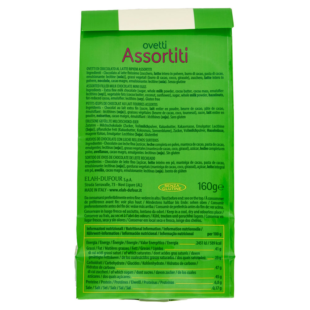 OVETTI RIPIENI ASSORTITI NOVI BUSTA G 160 - 4