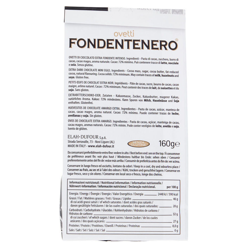 OVETTI FONDENTENERO NOVI BUSTA G 160 - 4