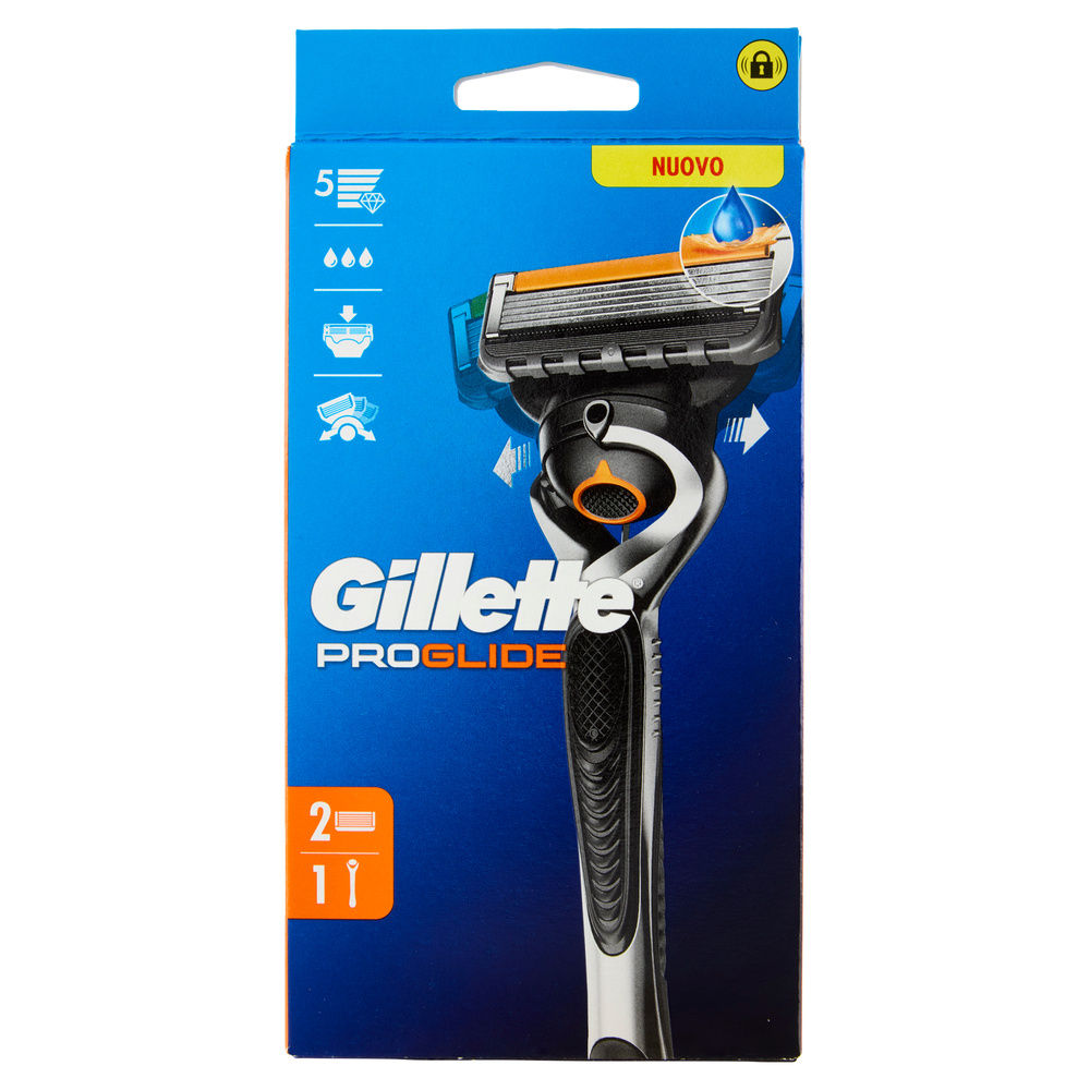 RASOIO GILLETTE PROGLIDE RASOIO+2LAME PZ.1 - 2