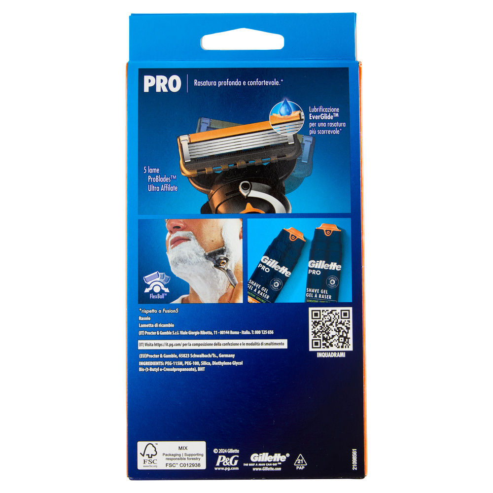 RASOIO GILLETTE PROGLIDE RASOIO+2LAME PZ.1 - 4