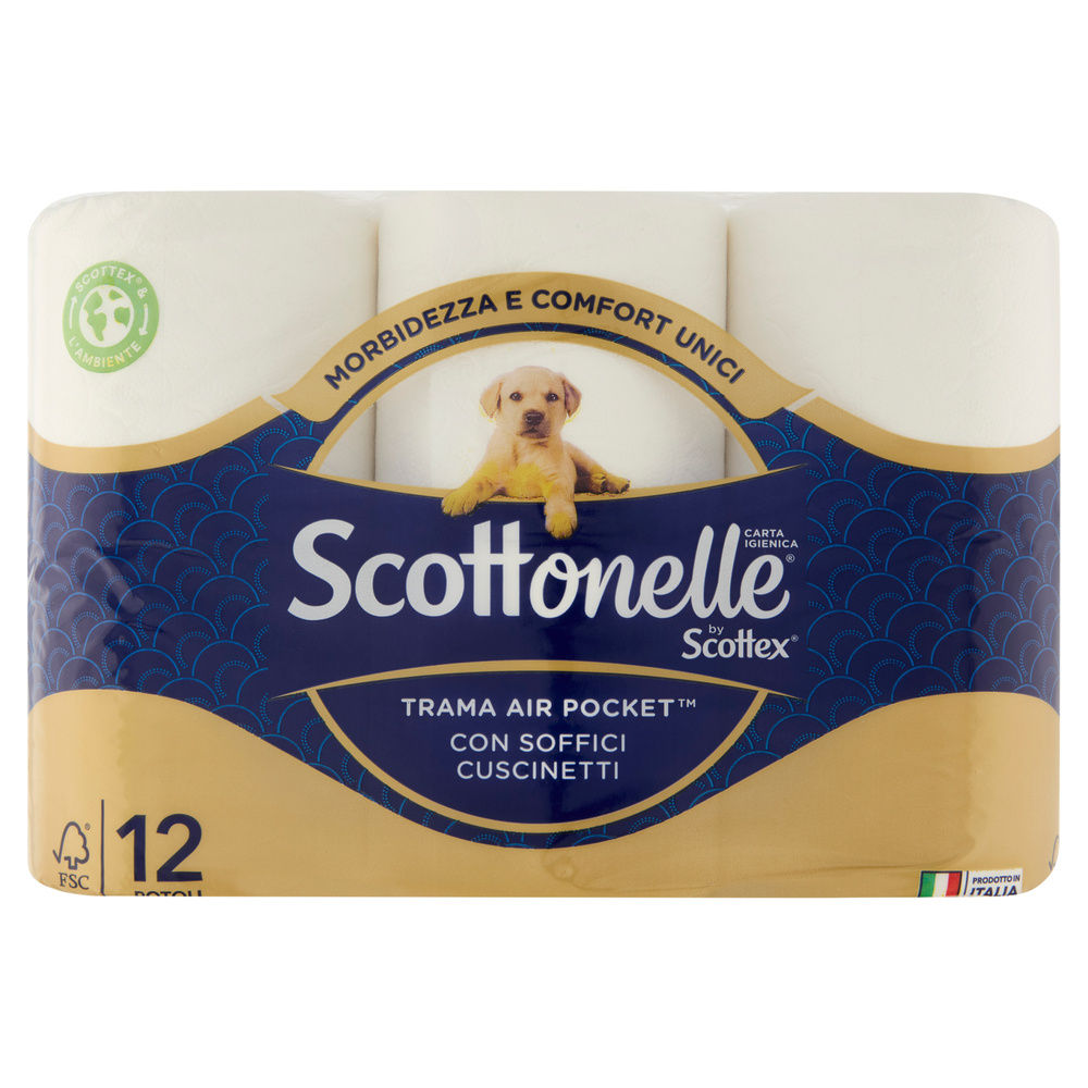 CARTA IGIENICA SCOTTONELLE ROTOLI PZ.12 - 0