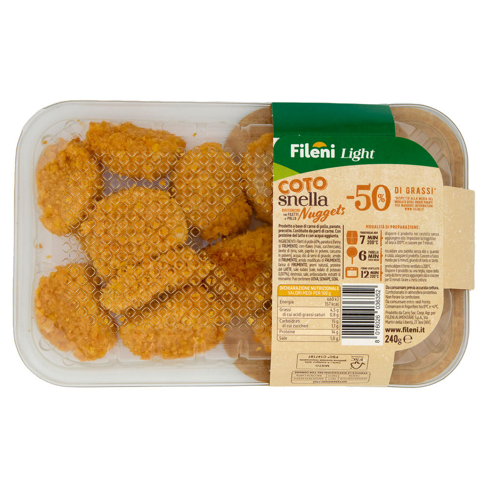 NUGGETS COTOSNELLA FILENI ATP 240 G - 1