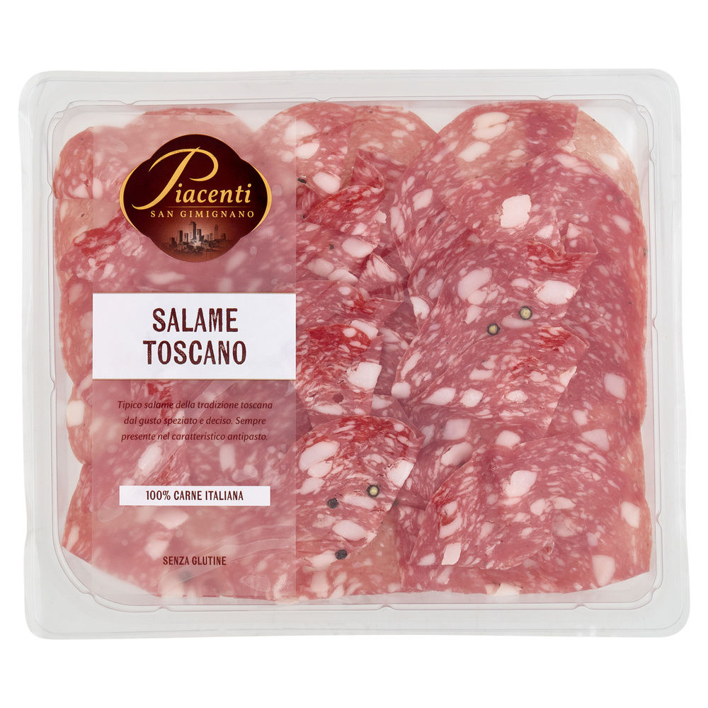SALAME TOSCANO PF ATP PIACENTI  100 % RIC G 90 - 0