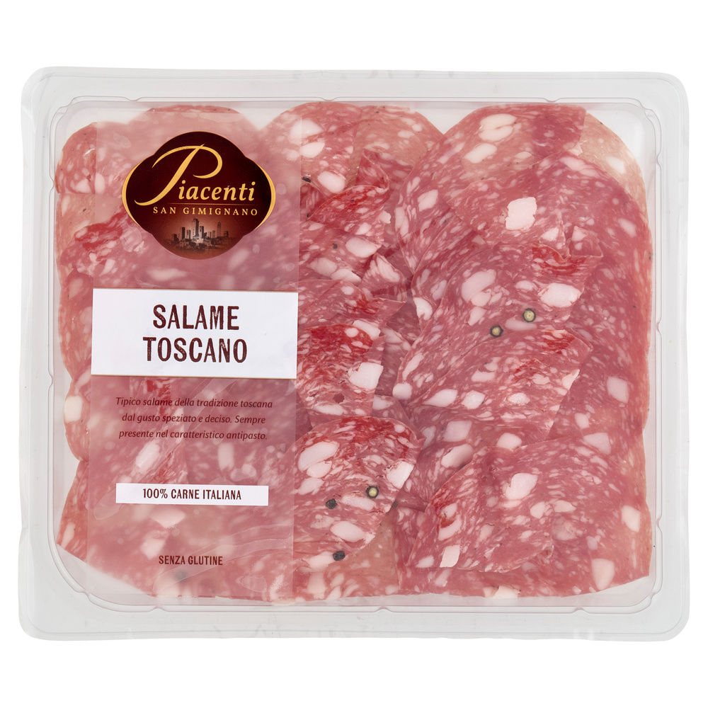 SALAME TOSCANO PF ATP PIACENTI  100 % RIC G 90 - 6