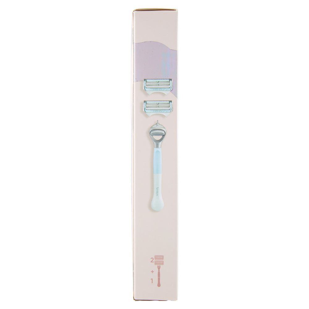 RASOIO GILLETTE VENUS PER PARTI INTIME + 2 LAME DI RICAMBIO PZ.1 - 5