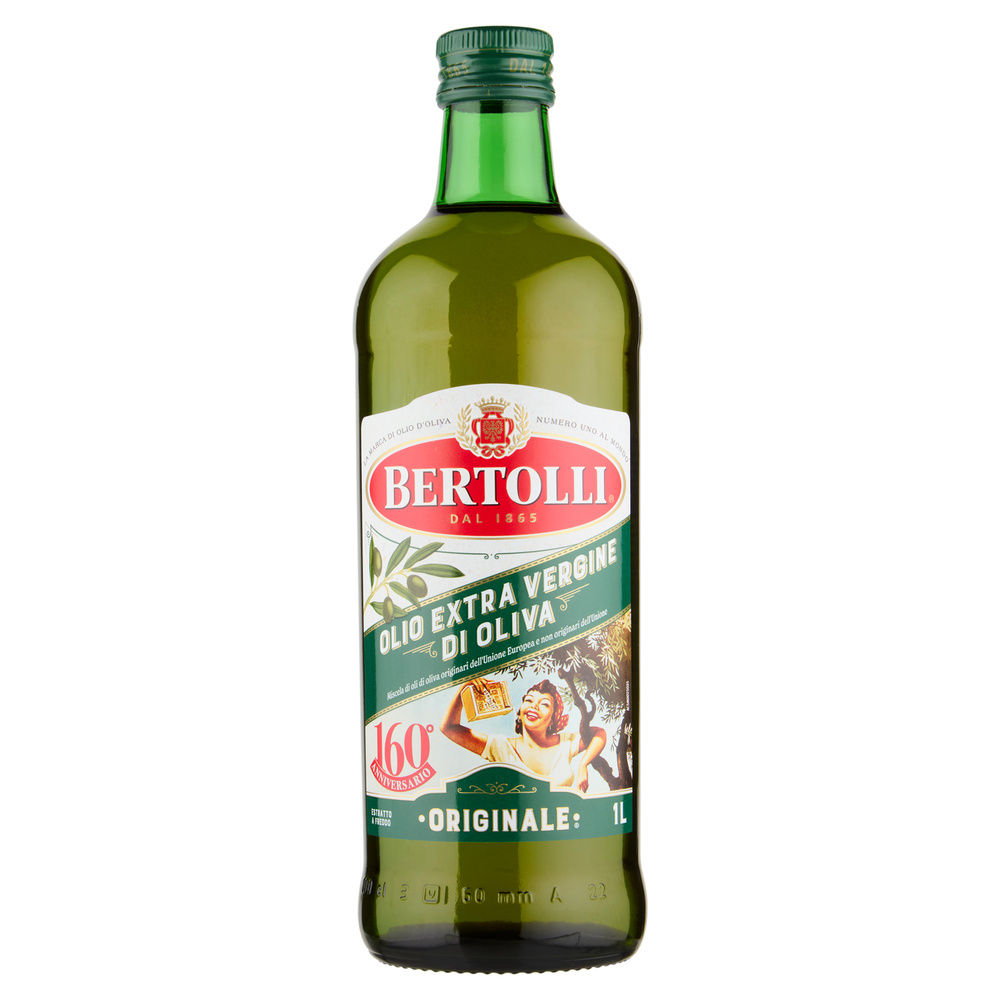 OLIO EXTRA VERGINE BERTOLLI ORIGINALE BOTTIGLIA LT.1 - 0