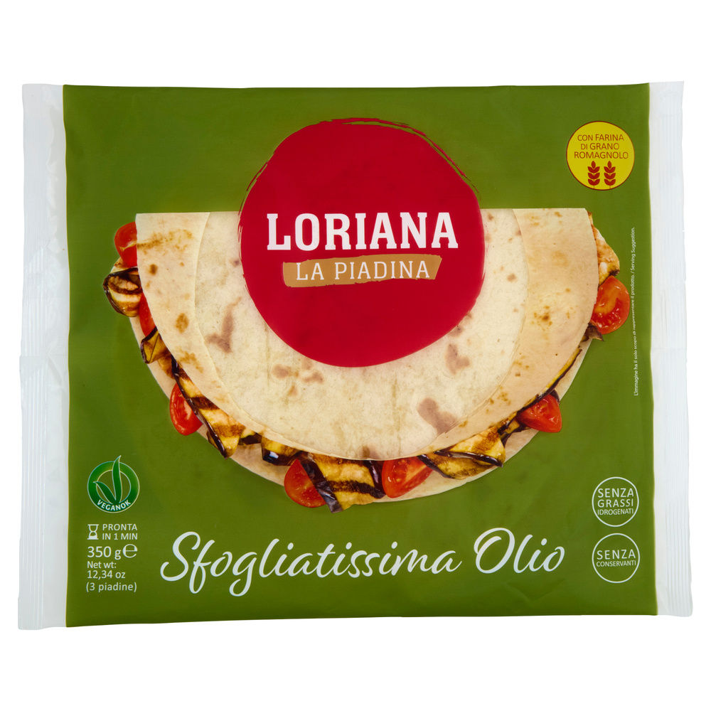 PIADINA O.O. SFOGLIATISSIMA LORIANA BUSTA PZ.3 G 350 - 6