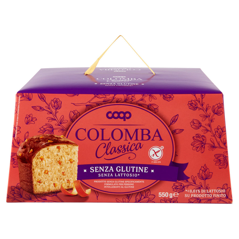COLOMBA SENZA GLUTINE E LATTOSIO IN ASTUCCIO COOP G 550 - 4