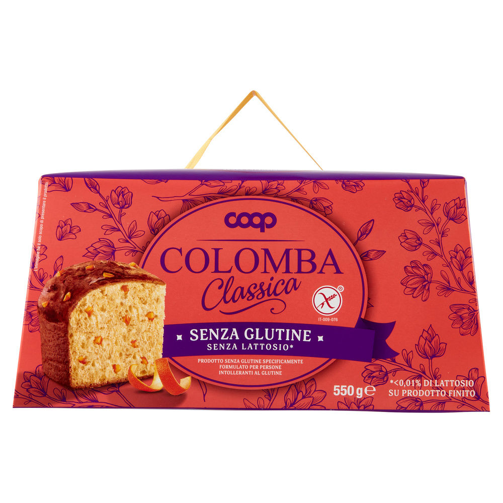 COLOMBA SENZA GLUTINE E LATTOSIO IN ASTUCCIO COOP G 550 - 5