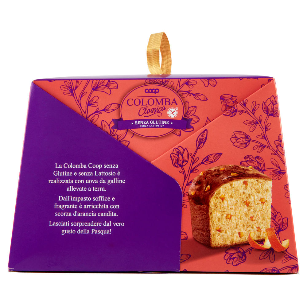 COLOMBA SENZA GLUTINE E LATTOSIO IN ASTUCCIO COOP G 550 - 6