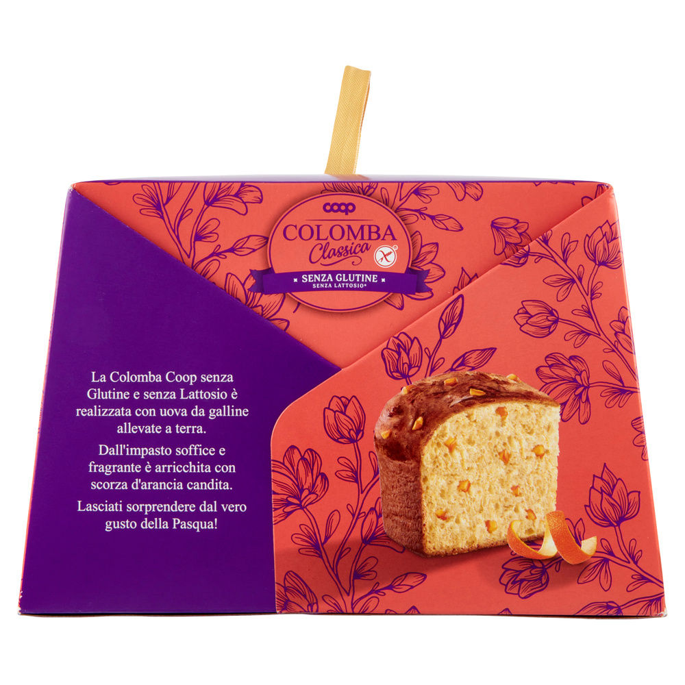 COLOMBA SENZA GLUTINE E LATTOSIO IN ASTUCCIO COOP G 550 - 8