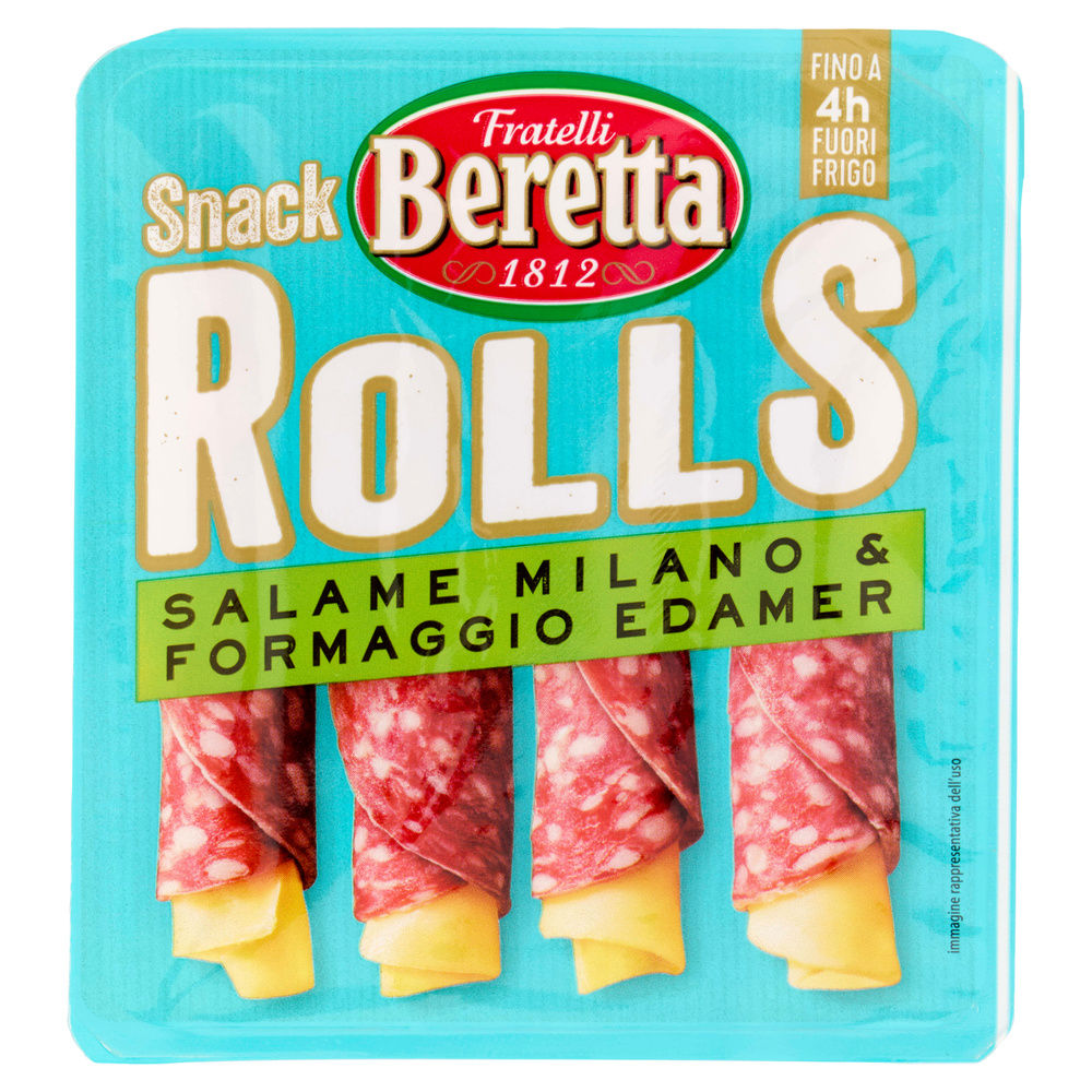 SNACK ROLLS SALAME MILANO E EDAMER BERETTA G 60 - 6