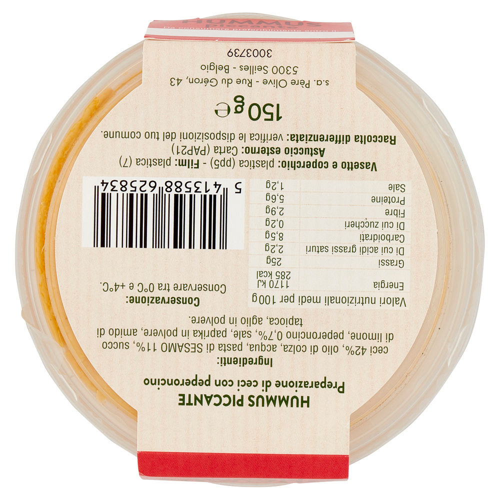 HUMMUS PICCANTE PÈRE OLIVE  G 150 - 4