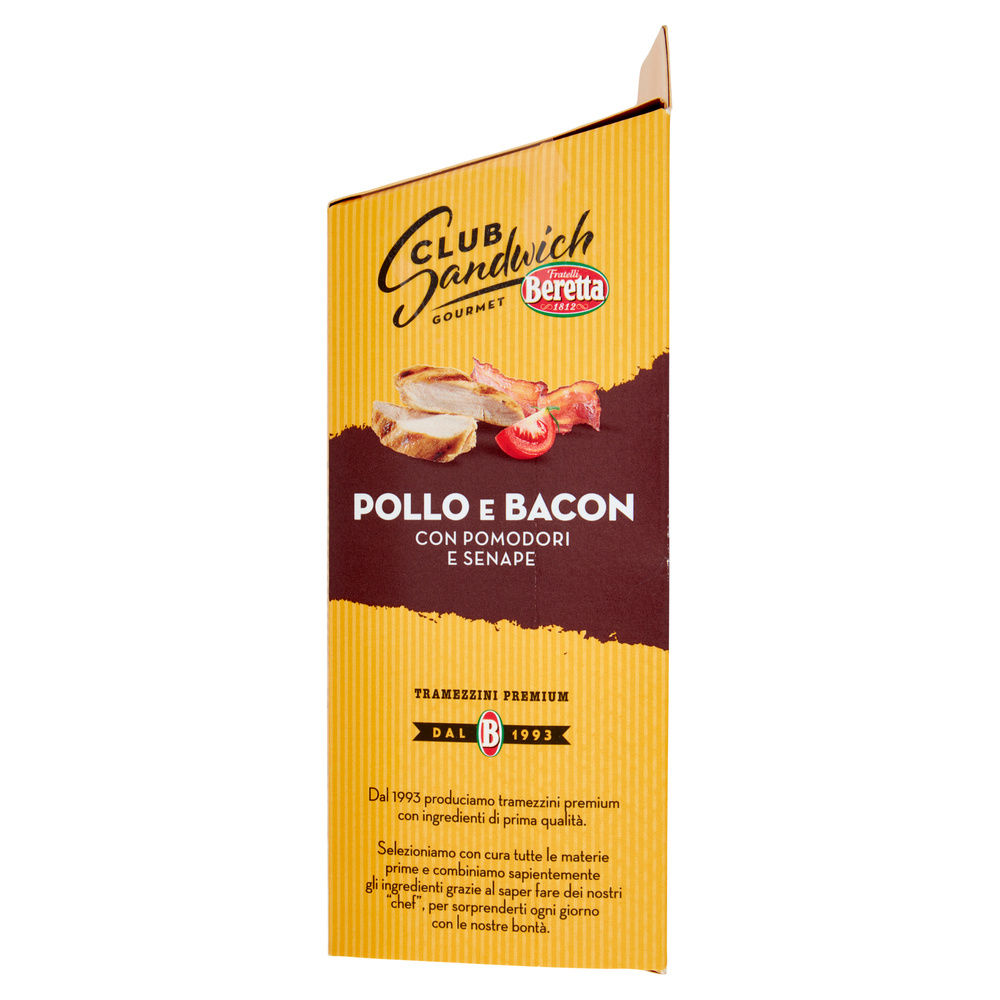 CLUB SANDWICH GOURMET POLLO BACON BERETTA G 160 - 5