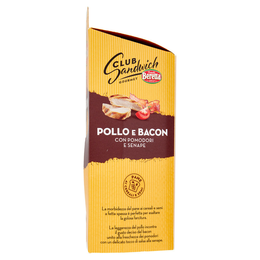 CLUB SANDWICH GOURMET POLLO BACON BERETTA G 160 - 3