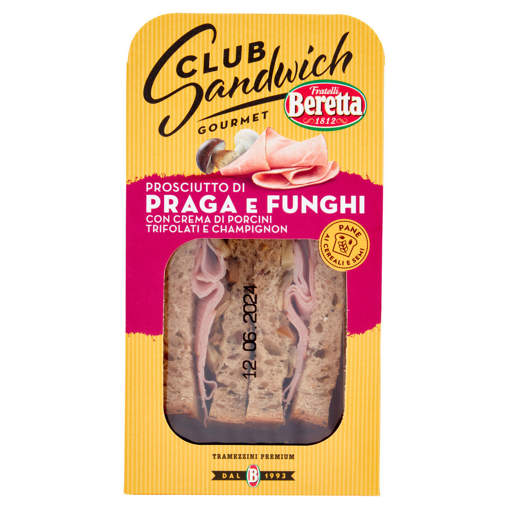 CLUB SANDWICH GOURMET PRAGA E FUNGHI BERETTA G160 - 6