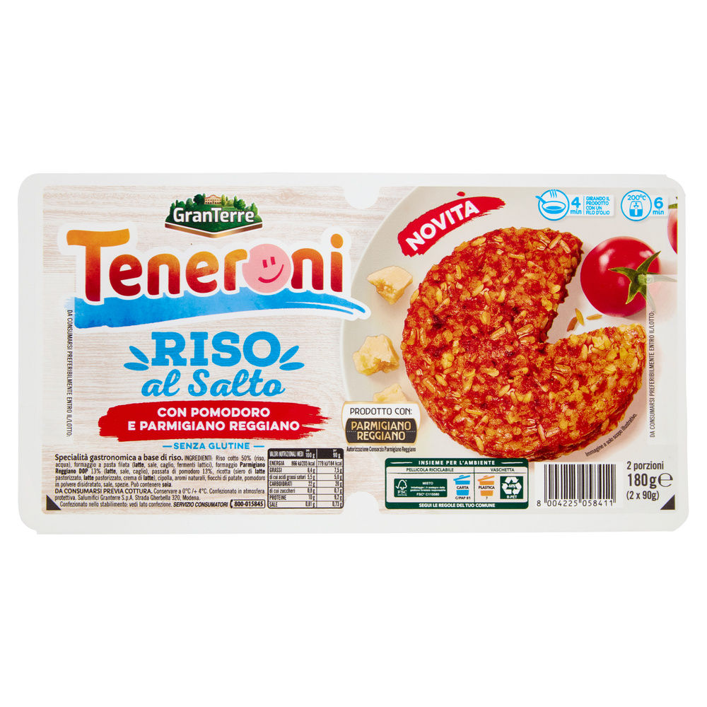 RISO AL SALTO POMODORO E PARMIGGIANO REGGIANO TENERONI G 180 - 6