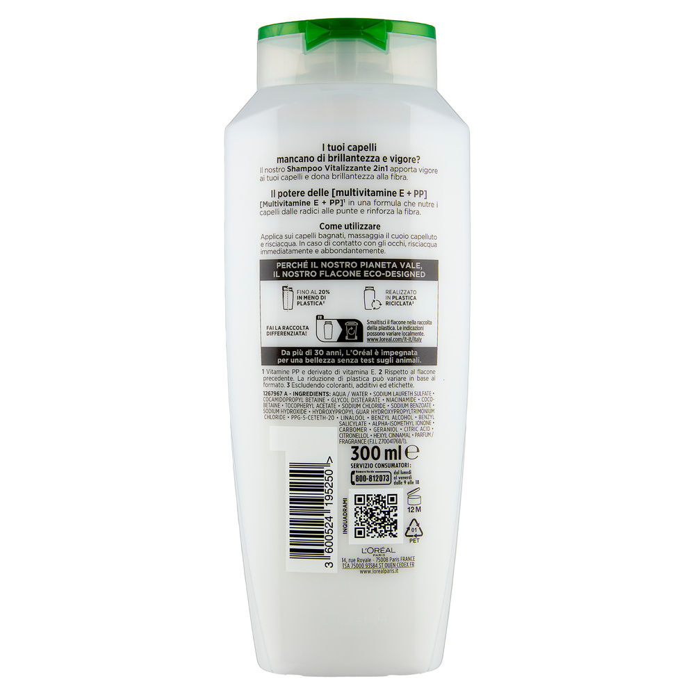 SHAMPOO L'OREAL ELVIVE MULTIVIT 2IN1 ML 300 - 4