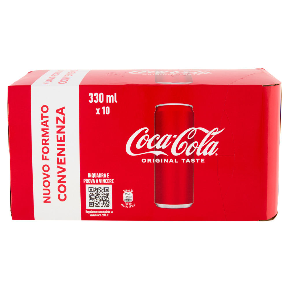 COCA COLA CLUSTER LATTINA ML 330 X 10 - 1