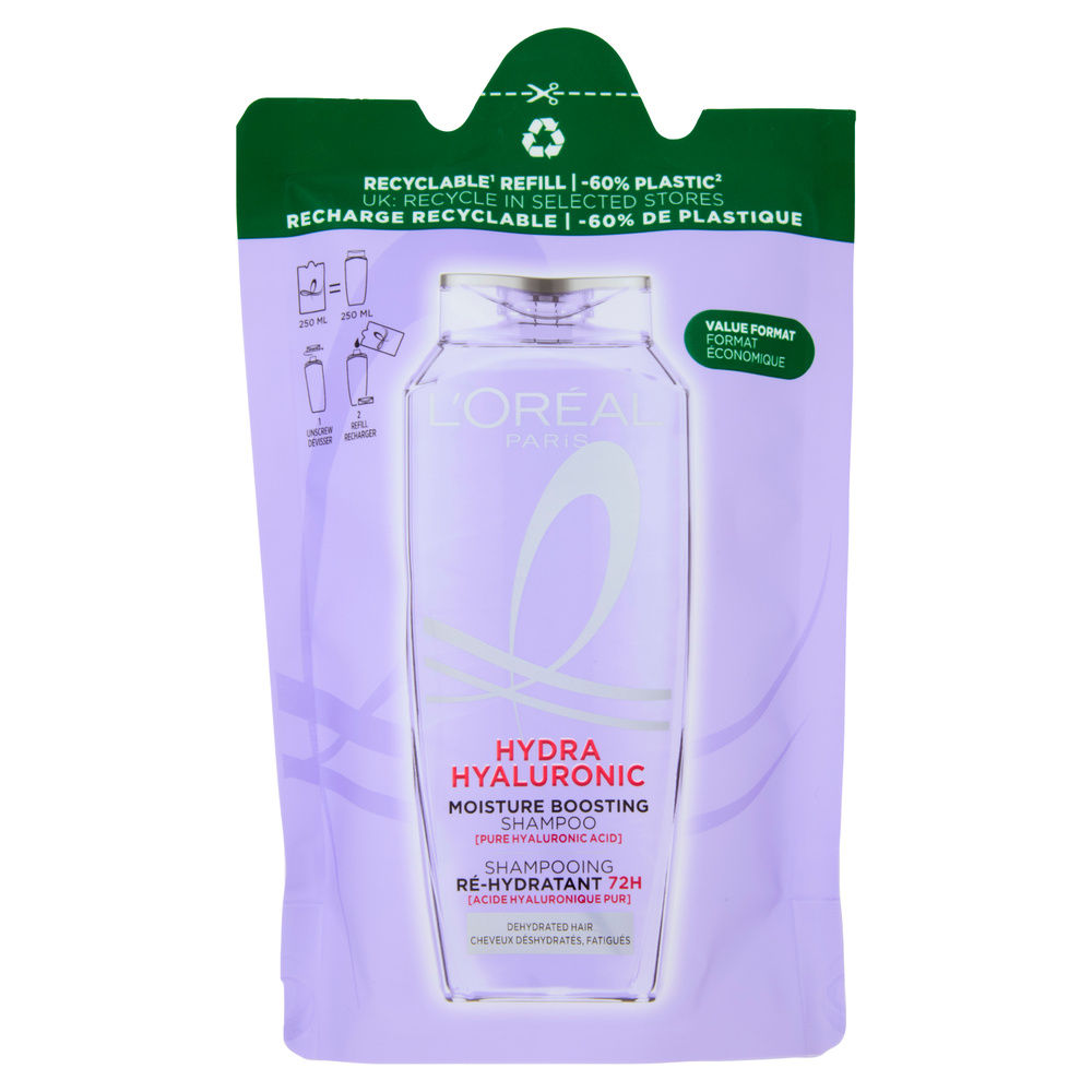 SHAMPOO L'OREAL ELVIVE HYALURONIC REFILL ML 250 - 1