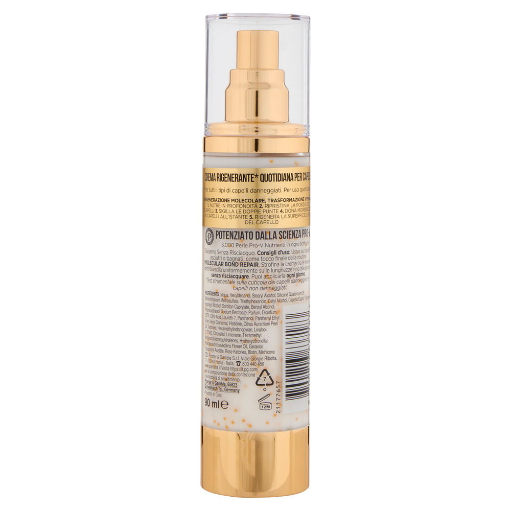 TRATTAMENTO CREMA RIPARATRICE PANTENE PRO-V MIRACLES MOLECULAR BOND ML 90 - 2