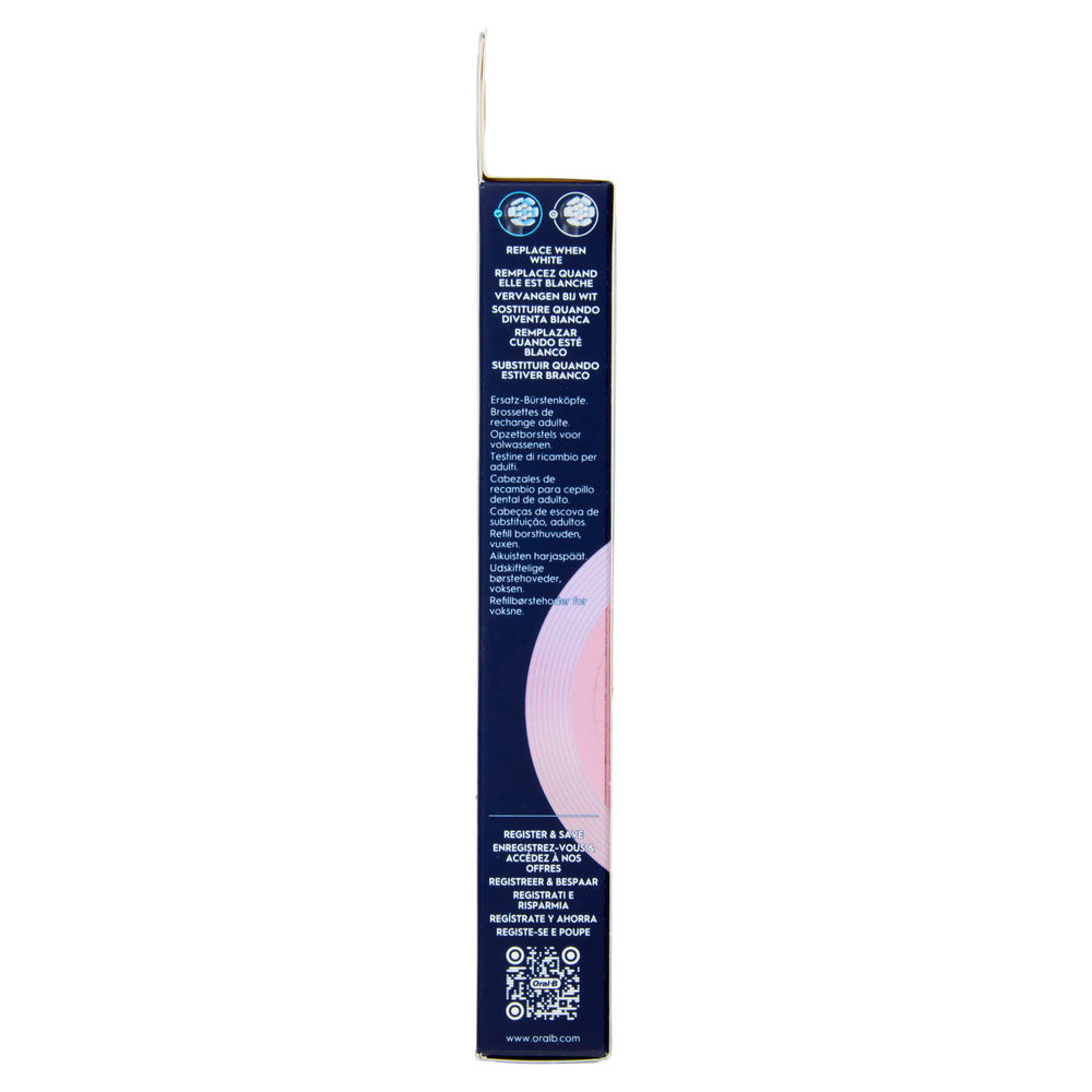 TESTINE DI RICAMBIO PER SPAZZOLINO ELETTRICO ORAL B IO GENTLE CLEAN NERE PZ 2 - 5