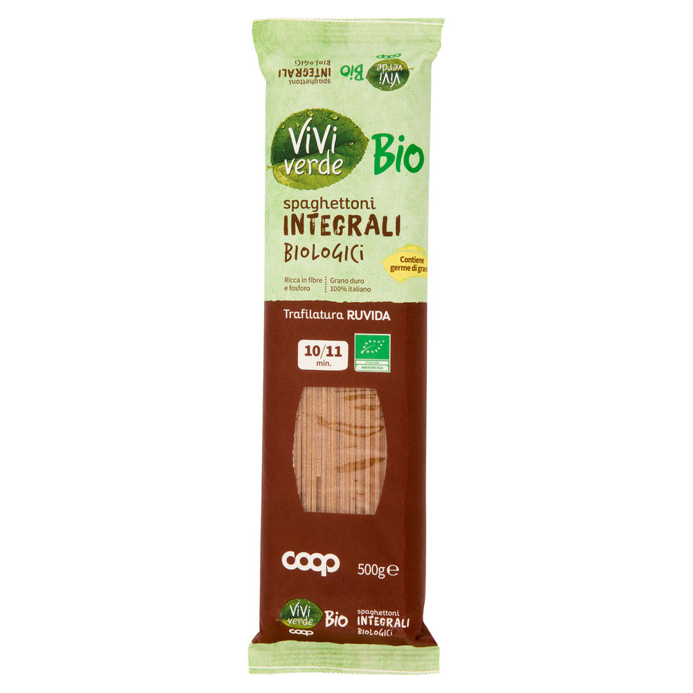 PASTA DI SEMOLA SPAGHETTONI INTEGRALI VIVIVERDE COOP G 500 - 0