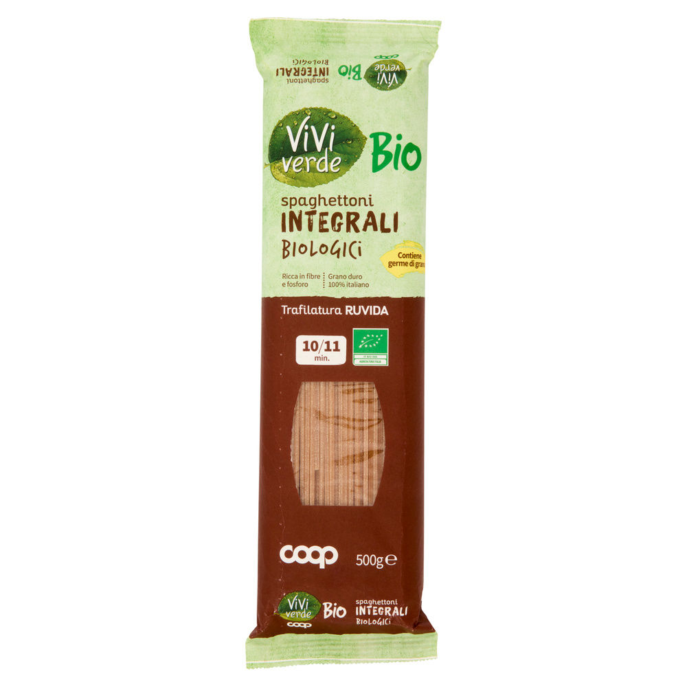 PASTA DI SEMOLA SPAGHETTONI INTEGRALI VIVIVERDE COOP G 500 - 6