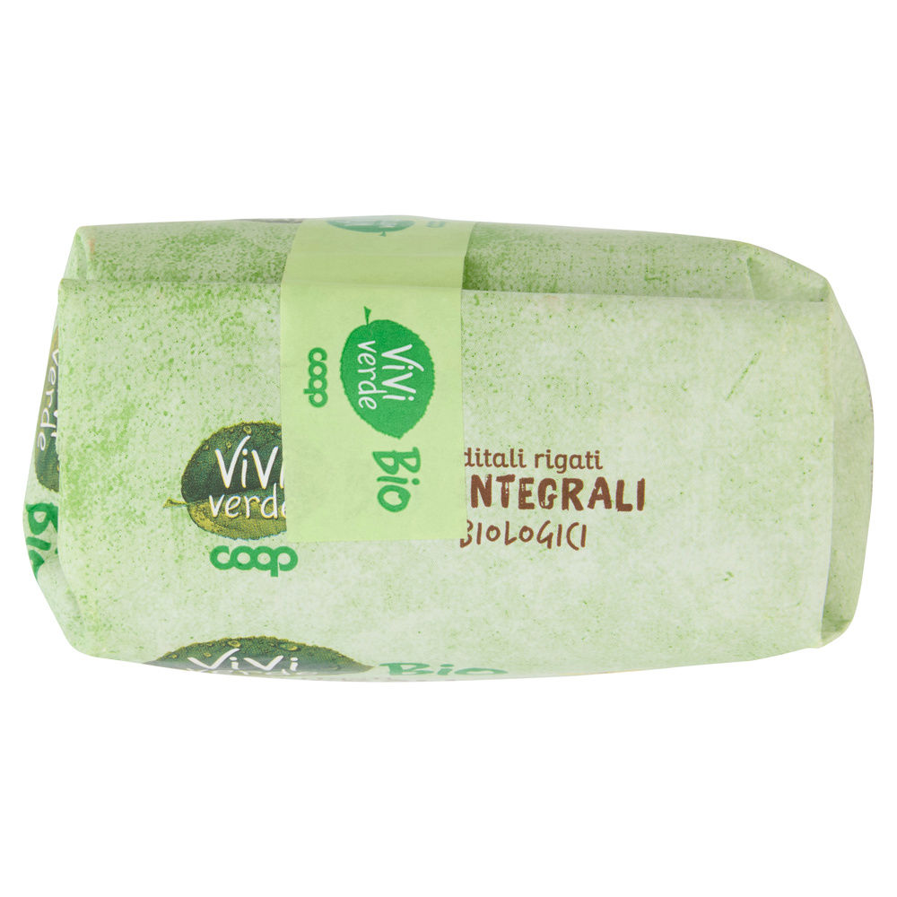 PASTA DI SEMOLA DITALI RIGATI INTEGRALI VIVIVERDE COOP G500 - 3
