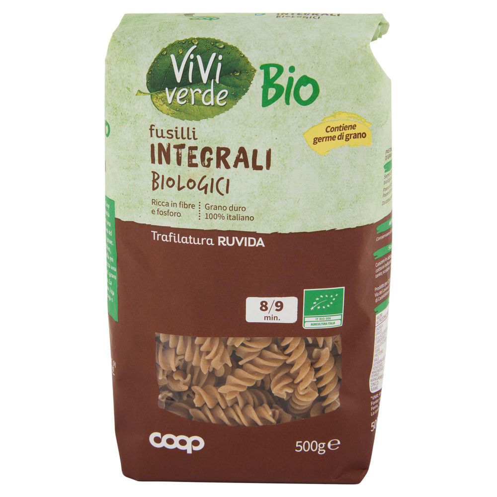 PASTA DI SEMOLA FUSILLI INTEGRALI VIVIVERDE COOP G 500 - 8