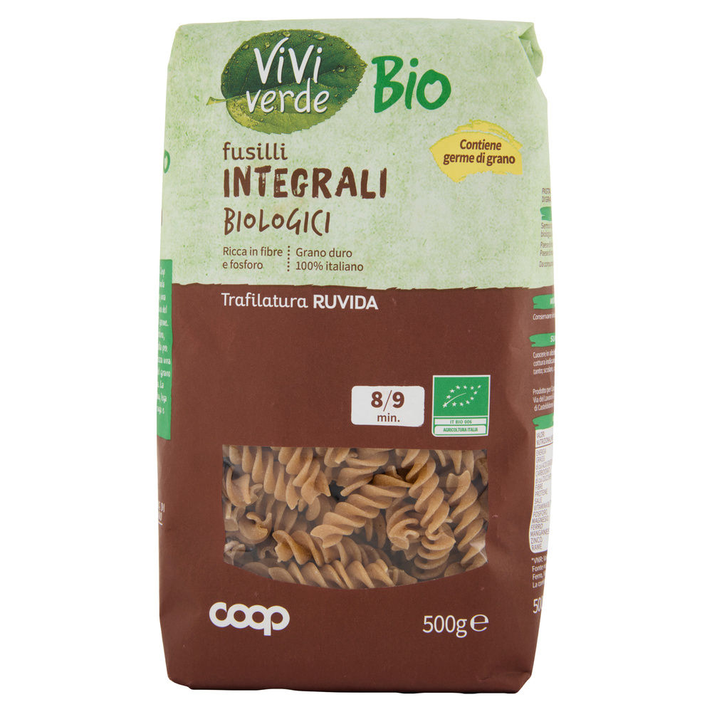 PASTA DI SEMOLA FUSILLI INTEGRALI VIVIVERDE COOP G 500 - 7