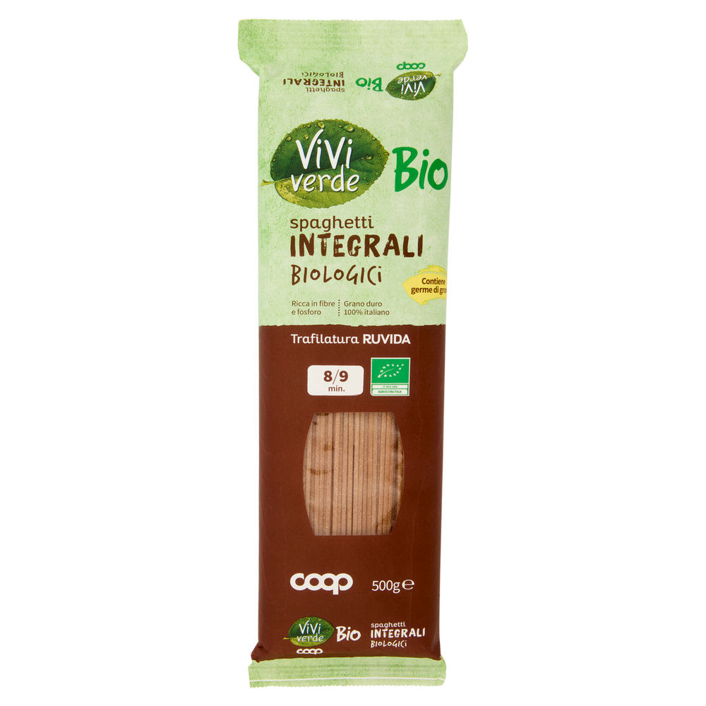 PASTA DI SEMOLA SPAGHETTI INTEGRALI VIVIVERDE COOP G500 - 7