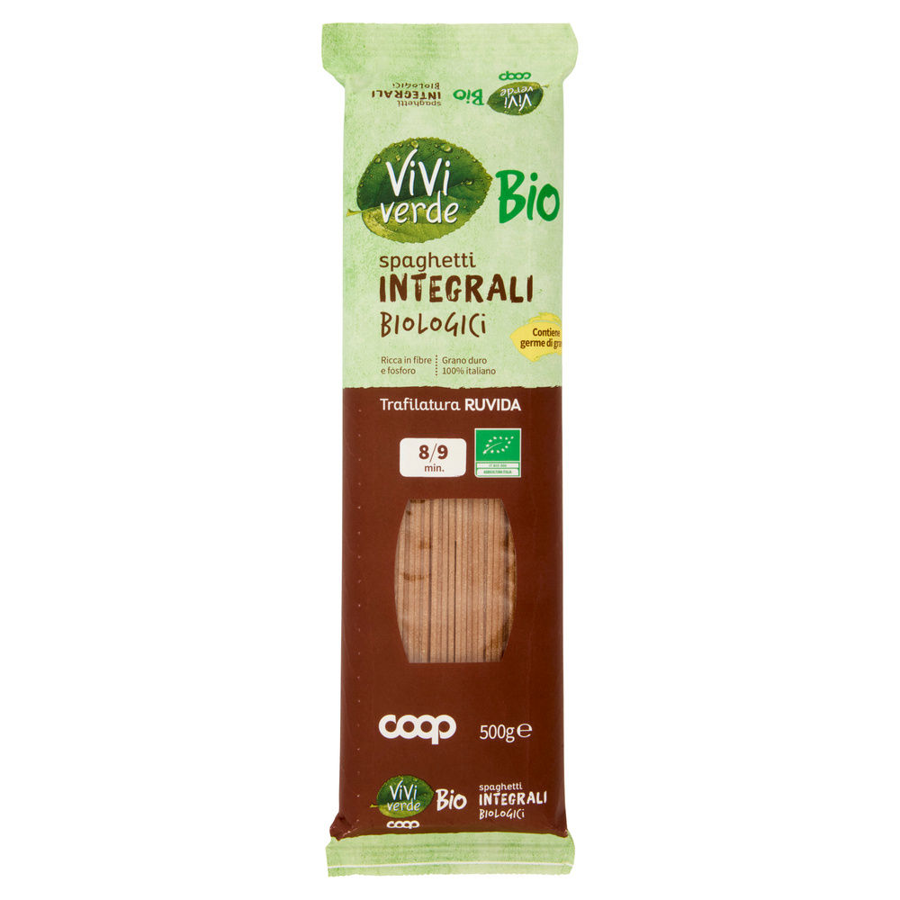 PASTA DI SEMOLA SPAGHETTI INTEGRALI VIVIVERDE COOP G500 - 6