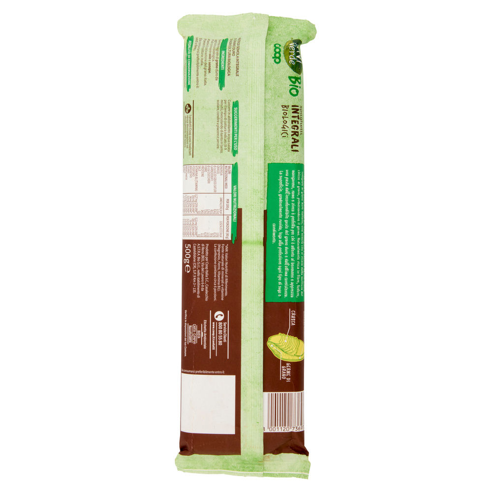PASTA DI SEMOLA SPAGHETTI INTEGRALI VIVIVERDE COOP G500 - 4