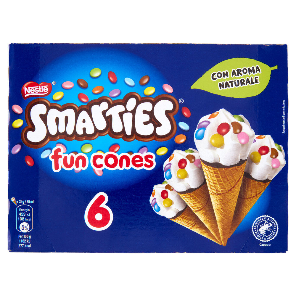 SMARTIES FUN CONES X6 G 234 - 0