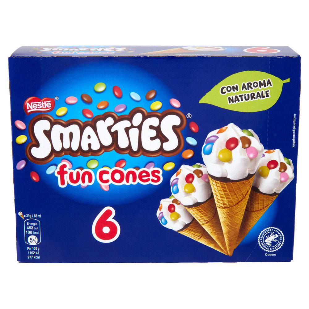 SMARTIES FUN CONES X6 G 234 - 7