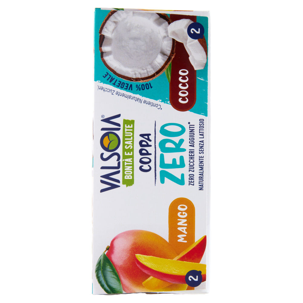 GELATO 100% VEGETALE COPPE MANGO COCCO ZERO X4 VALSOIA G 280 - 3