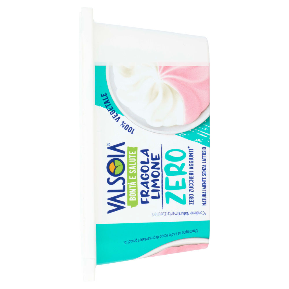GELATO 100% VEGETALE IN VASCHETTA FRAGOLA LIMONE ZERO VALSOIA G 400 - 3