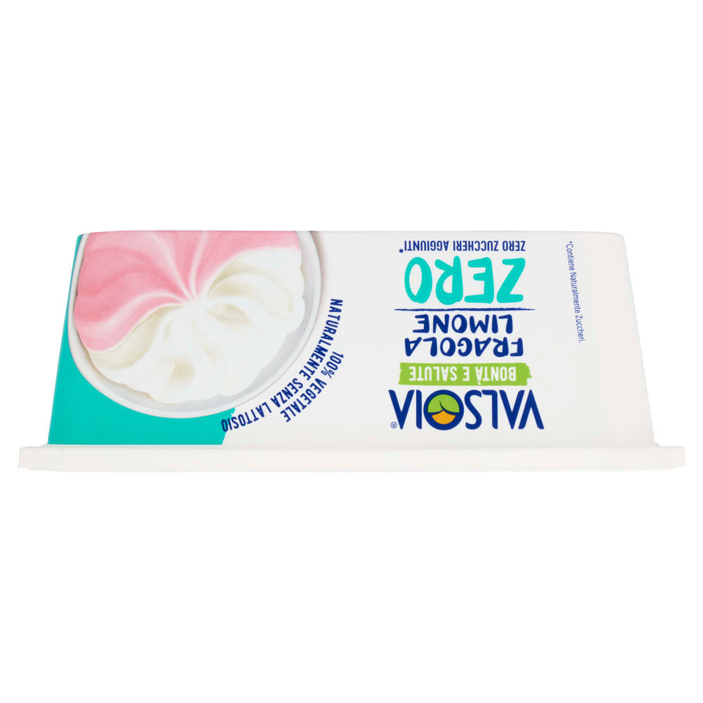 GELATO 100% VEGETALE IN VASCHETTA FRAGOLA LIMONE ZERO VALSOIA G 400 - 2