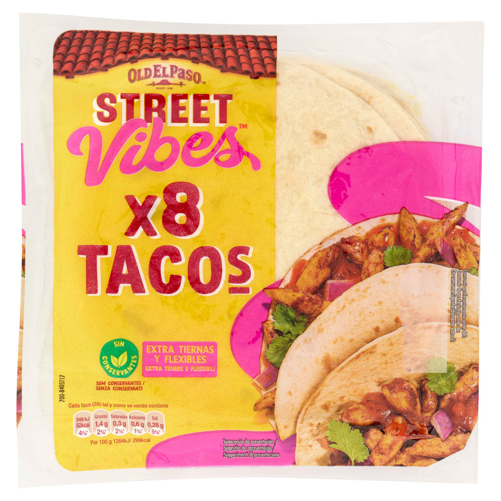 MINI TORTILLAS FARINA OLD EL PASO G 8X27,5 G 220 - 6