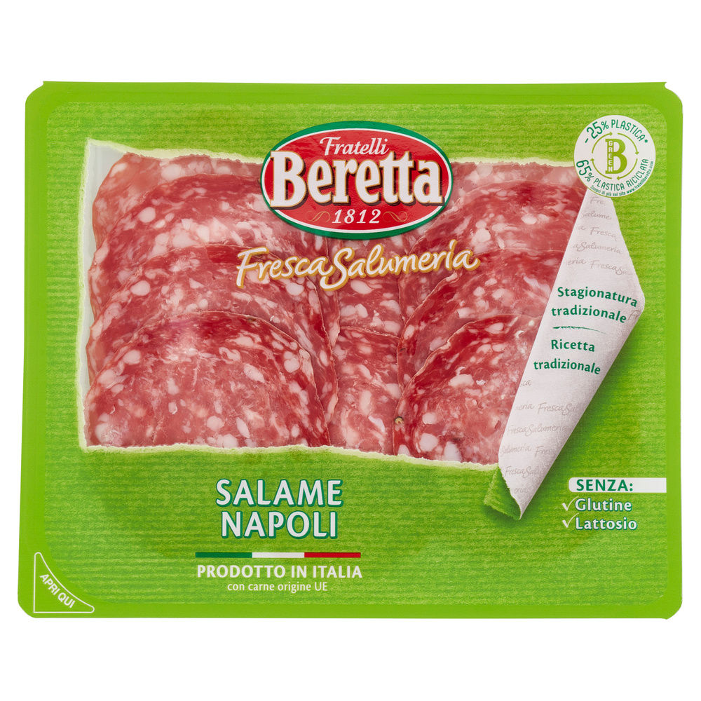 SALAME NAPOLI FRESCA SALUMERIA BERETTA G 100 - 0