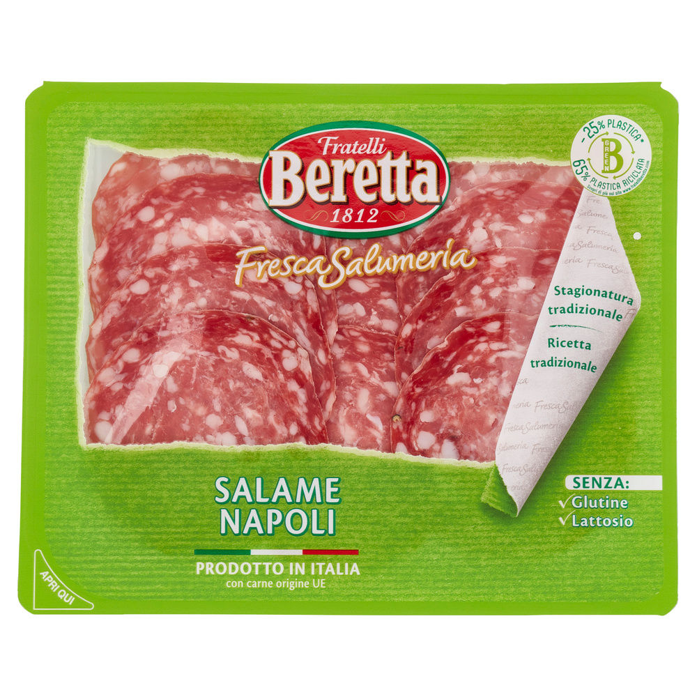 SALAME NAPOLI FRESCA SALUMERIA BERETTA G 100 - 1