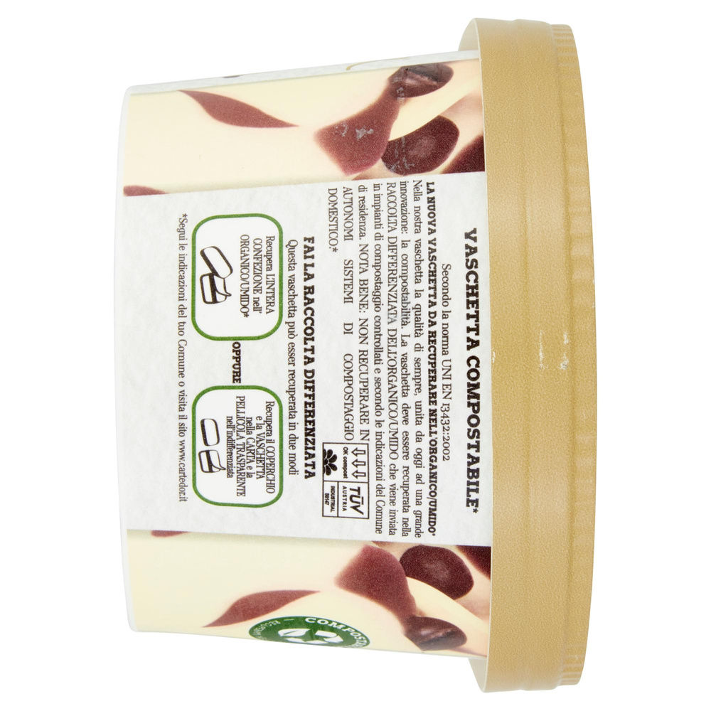 CARTE D'OR AFFOGATO AL CAFFE' ALGIDA VASCHETTA COMPOSTABILE G 500 - 2