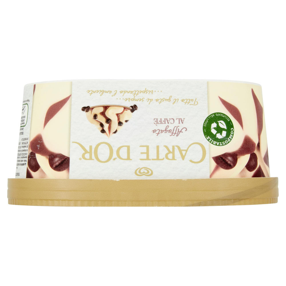 CARTE D'OR AFFOGATO AL CAFFE' ALGIDA VASCHETTA COMPOSTABILE G 500 - 6