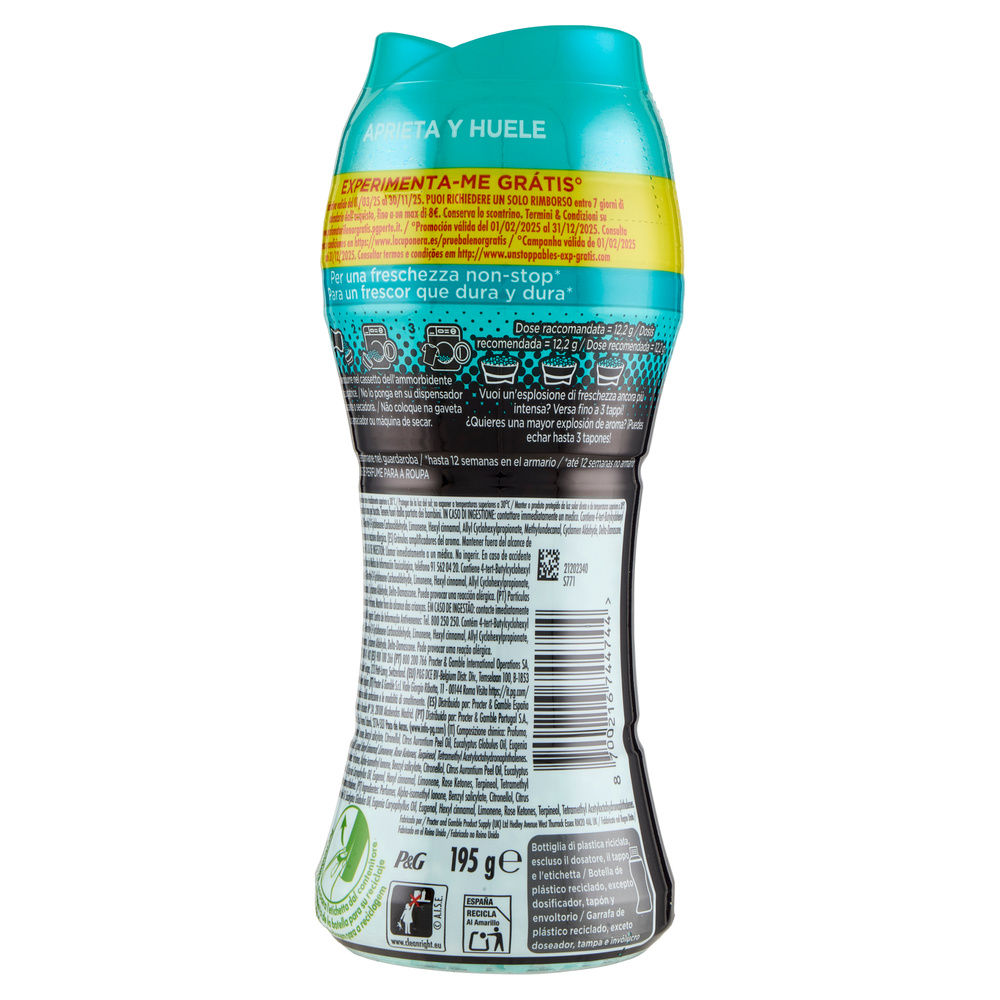 PROFUMATORI BUCATO LENOR UNSTOPPABLES FRESH KG 0,195 - 4