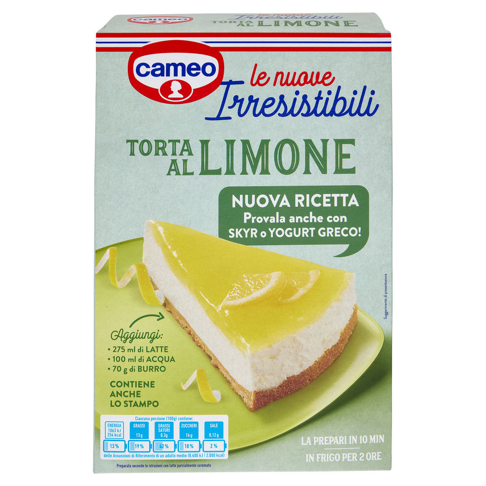 PREPARATO PER TORTA AL LIMONE LE IRRESISTIBILI CAMEO CARTONE G 257 - 1