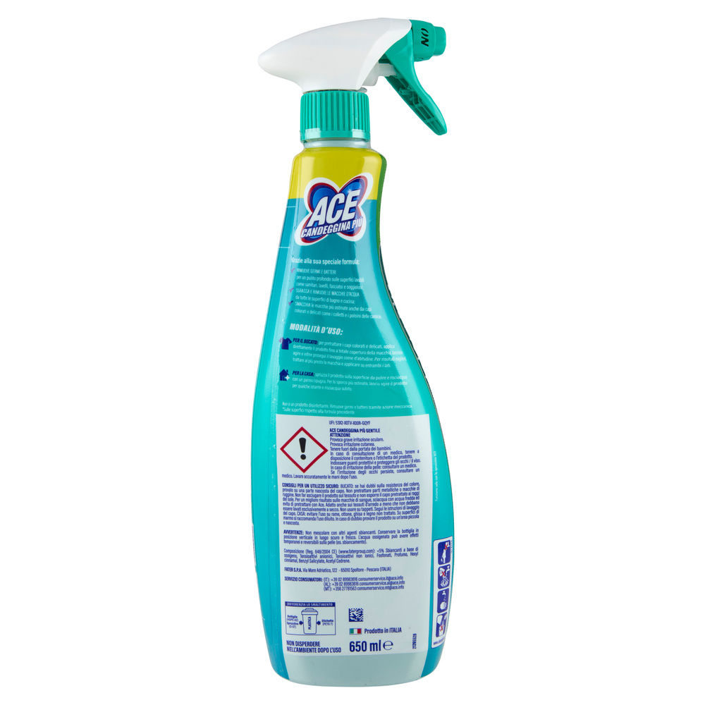 CANDEGGINA SPRAY ACE CANDEGGINA PIÙ GENTILE +OXYGEN ML 650 - 7