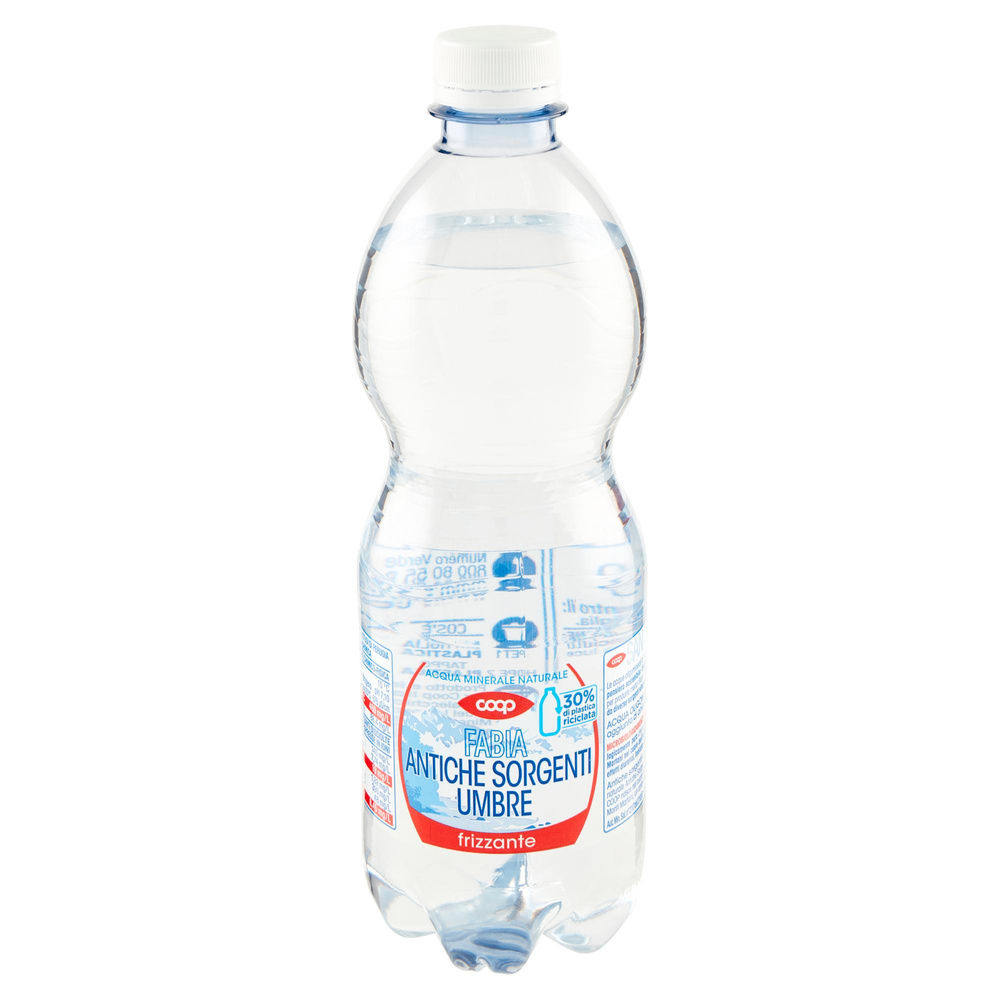 ACQUA MINERALE COOP FRIZZANTE ANTICHE SORGENTI UMBRE FABIA RPET ML.500 - 13