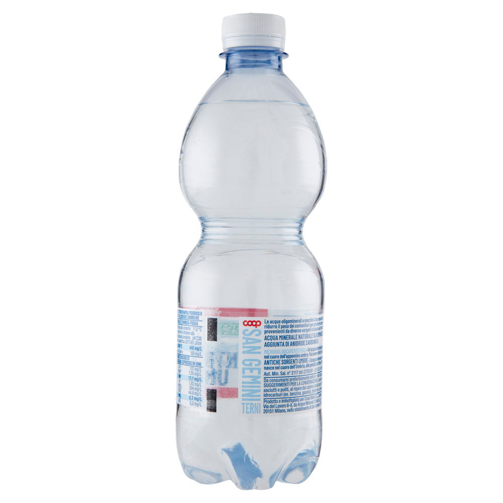 ACQUA MINERALE COOP FRIZZANTE ANTICHE SORGENTI UMBRE FABIA RPET ML.500 - 4